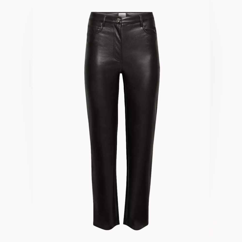Artizia The Melina™ Pant High-waisted Vegan Leather pants in black size 00